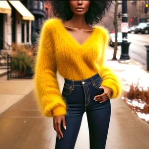 Yellow sweater